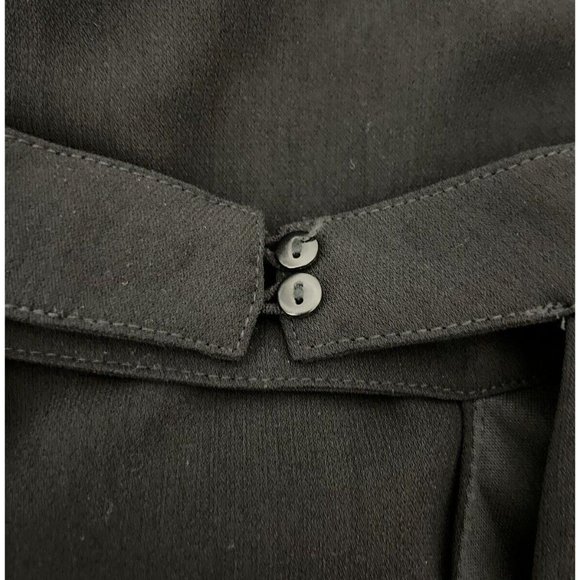 NWT Lulus Size Small Women Black Deep V-Neck Mini Lined Dress Bell Sleeve - Picture 7 of 11